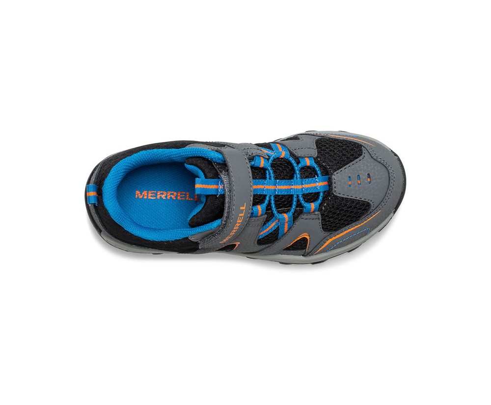 Merrell Hiking Shoes Grey/Black - Trail Chaser - Kids 80YACZDJN